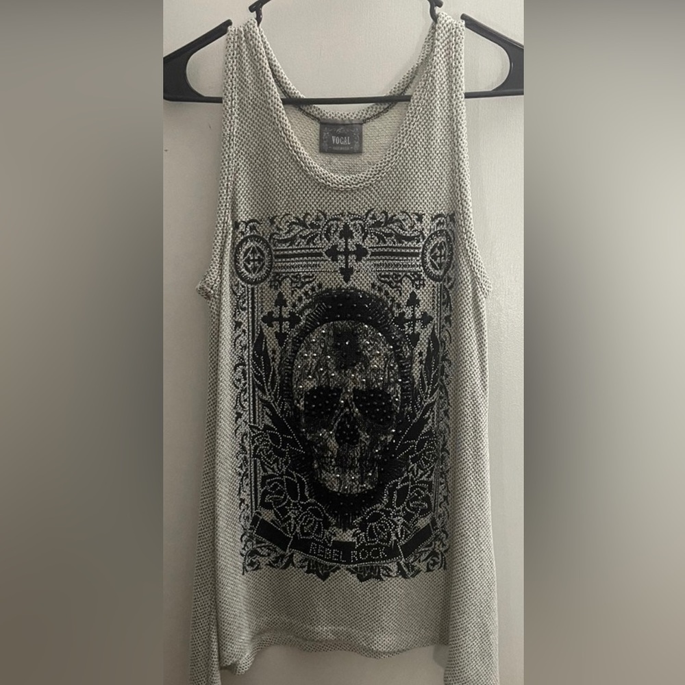 Skeleton Sleeveless Top